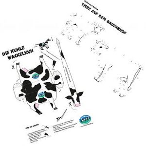 Karla und Kalle - Mal- und Bastelvorlagen