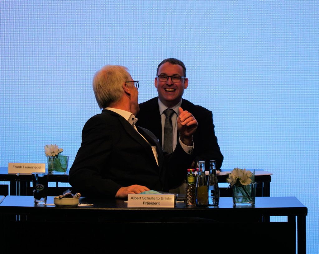 Frank Feuerriegel und Albert Schulte to Brinke auf der LVN-Mitgliederversammlung