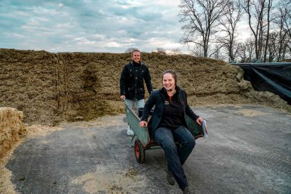 Louisa und Timo für Podcast StadtLandKuh on tour