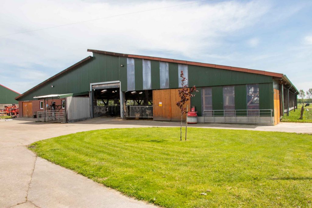 Milchlandpreis 2020: Hofschildübergabe bei Familie Janke