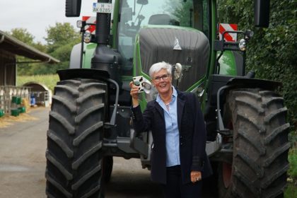 Kristine Kindler an ihrem Abschiedsfest