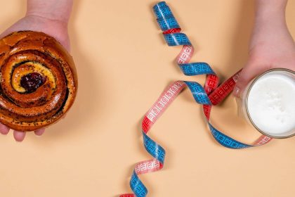 Entscheidung Zimtschnecke oder Milch für Abnehmen