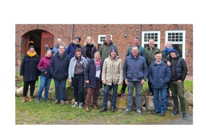 Gruppenbild beim Wiedersehen My KuhTube & Bauern als Botschafter