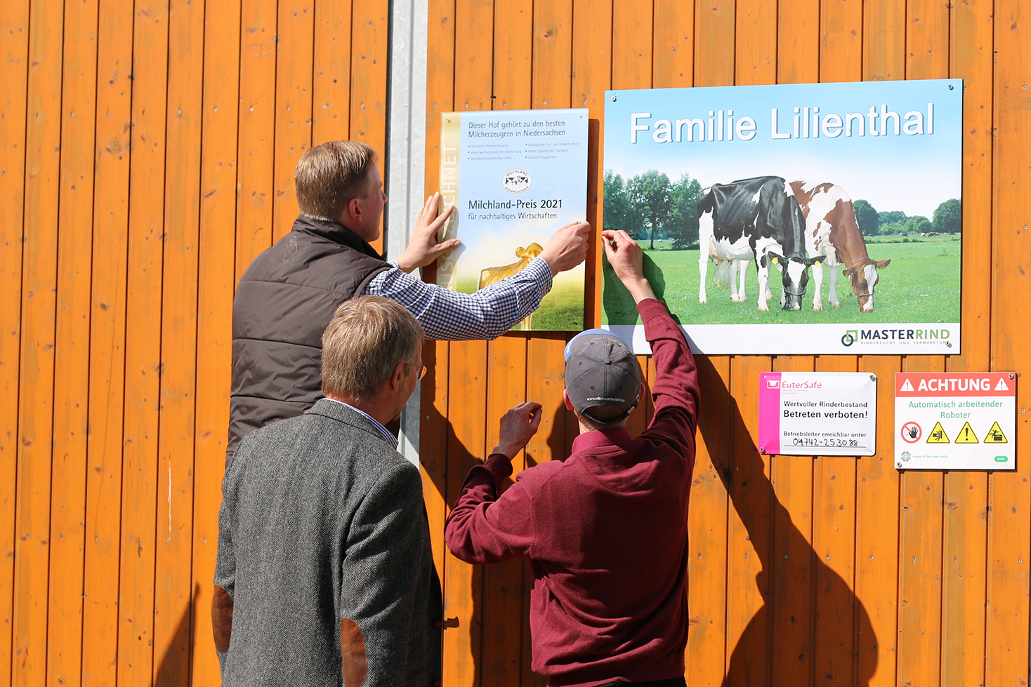 Hofschildübergabe bei Familie Lilienthal