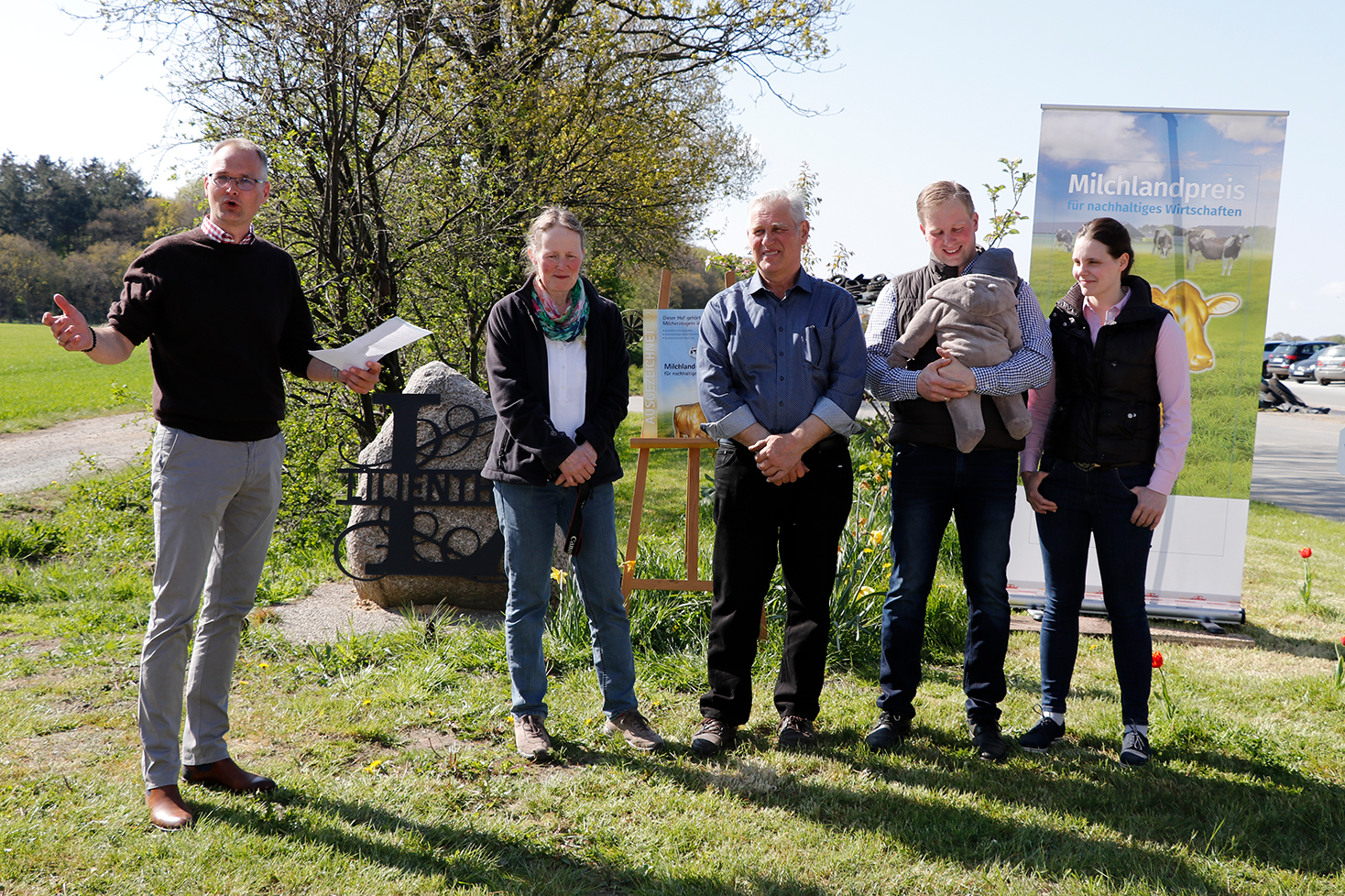 Hofschildübergabe bei Familie Lilienthal