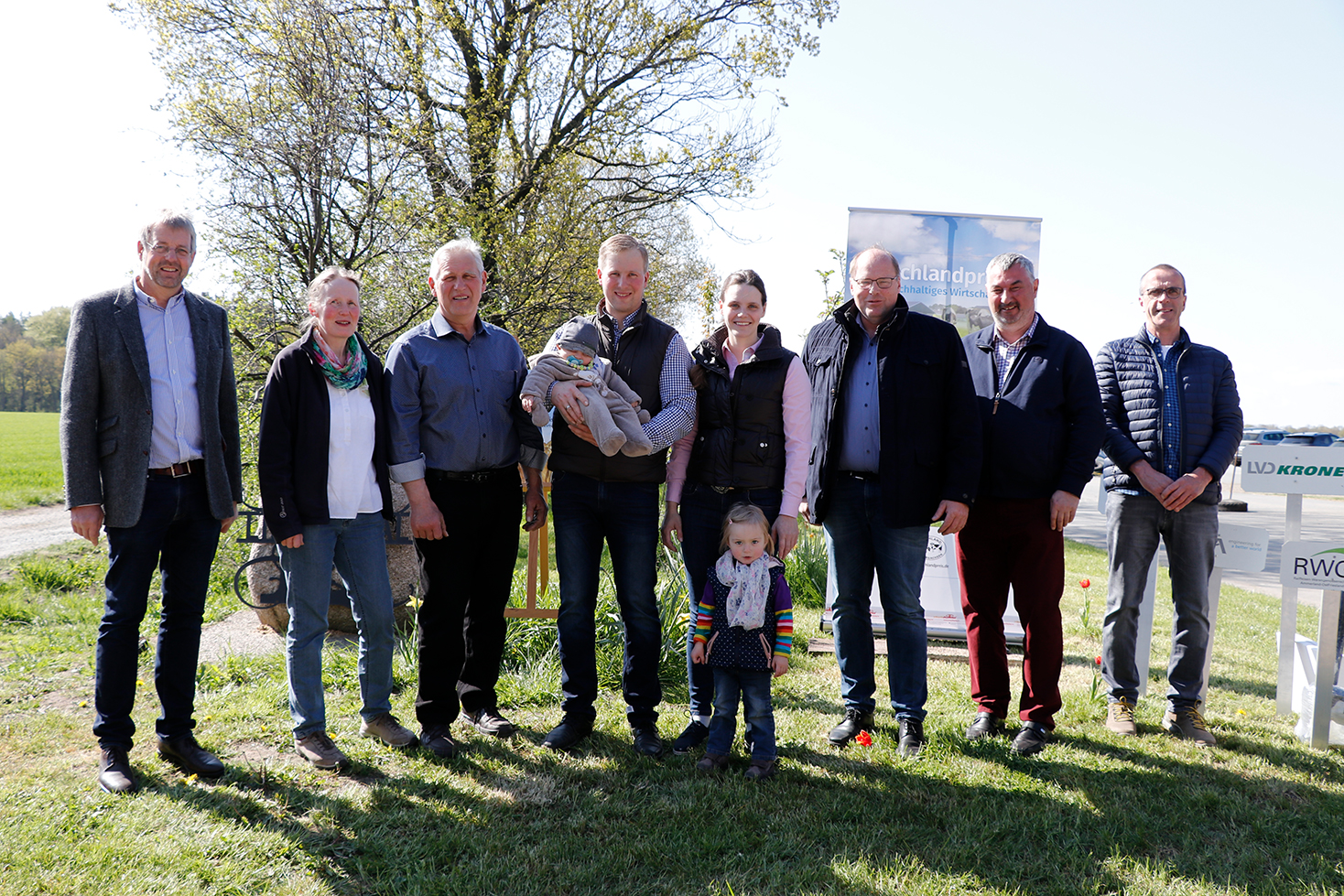 Hofschildübergabe bei Familie Lilienthal