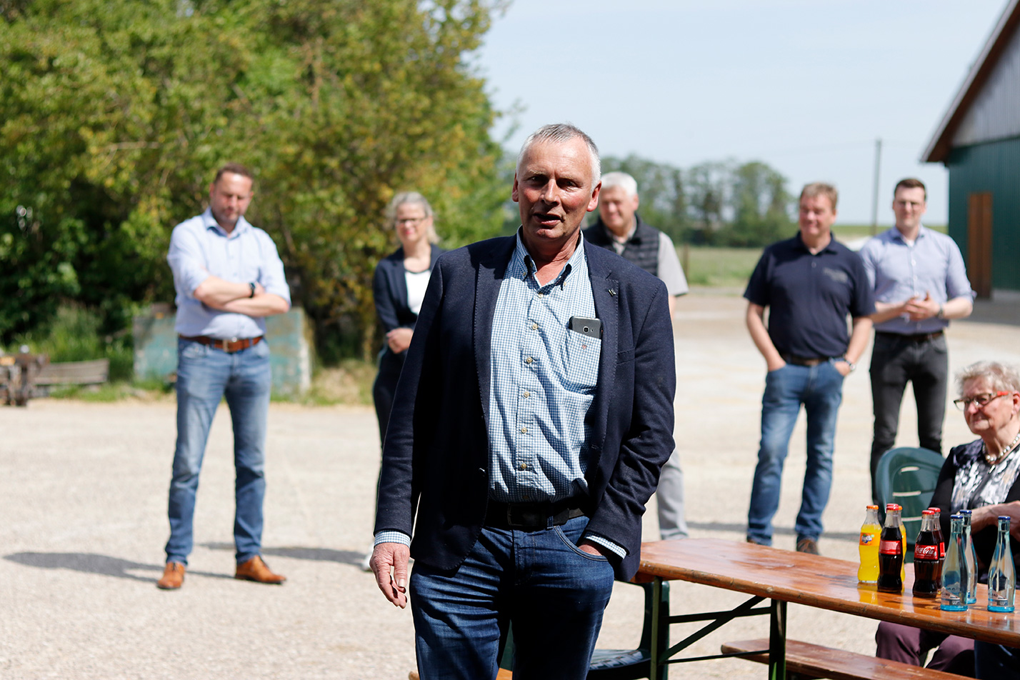 Hofschildübergabe bei Familie Wessels