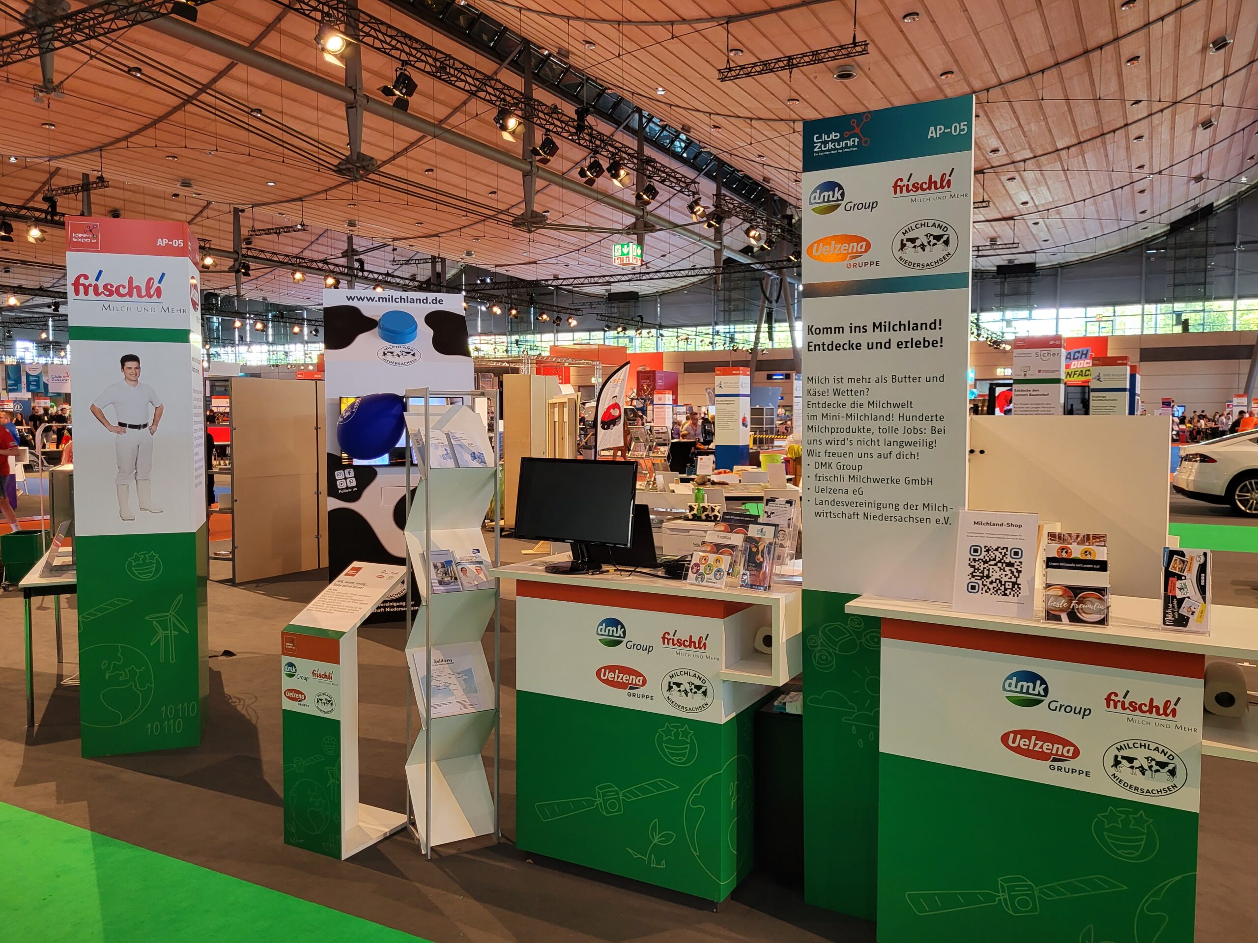Milchland-Gemeinschaftsstand auf der IdeenExpo 2022