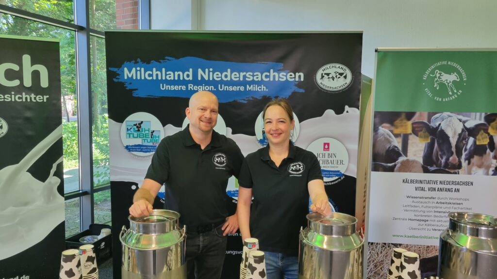 Claudia Renner und Dennis Krafczyk beim Unternehmertag Cloppenburg