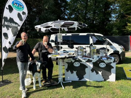 LVN mit Pop-up-Milchbar beim Stadt(park)fest in Zeven