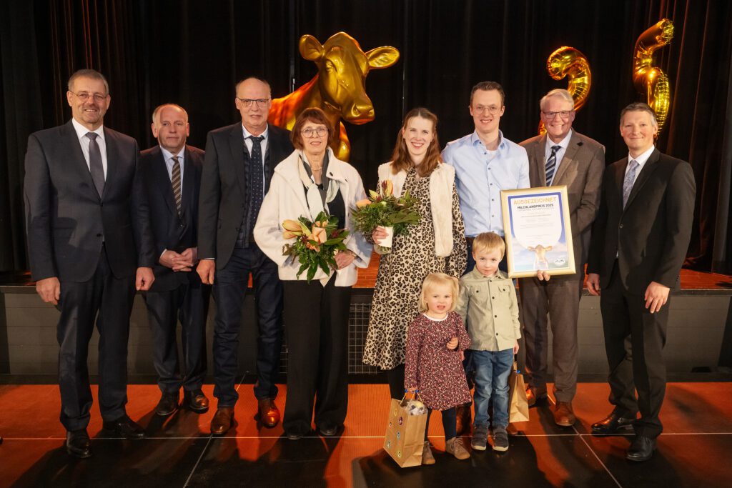 Familie Brackland-Bernd beim Milchlandpreis 2025