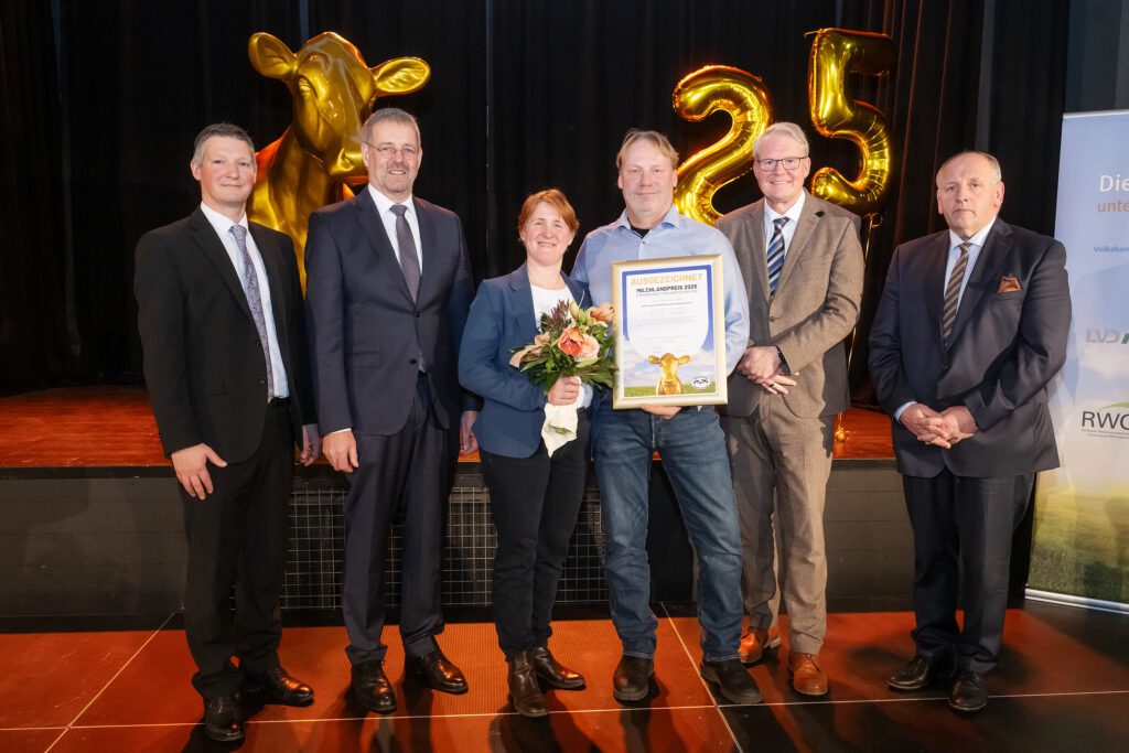 Familie Mennenga-Otte beim Milchlandpreis 2025