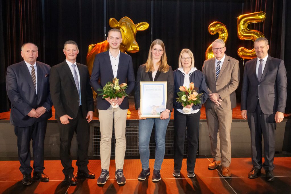 Familie Puvogel beim Milchlandpreis 2025