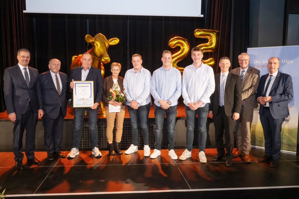 Familie Pohlabeln beim Milchlandpreis 2025