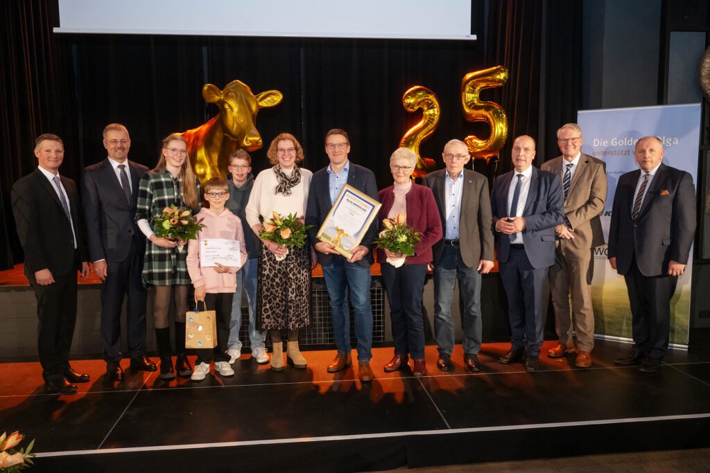 Familie Möller beim Milchlandpreis 2025