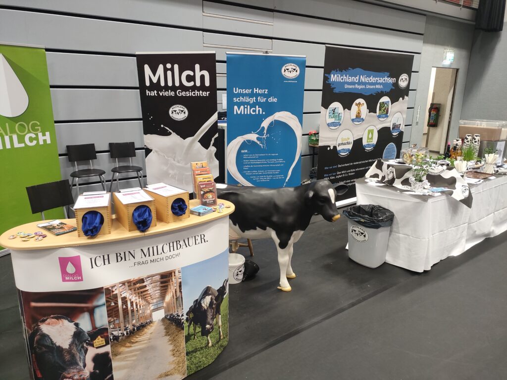 Stand vom Milchland Niedersachsen auf der Genussmesse Aurich