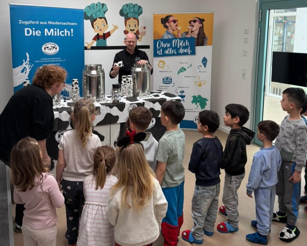 Rollende Milchbar bei der Kita Chancenreich