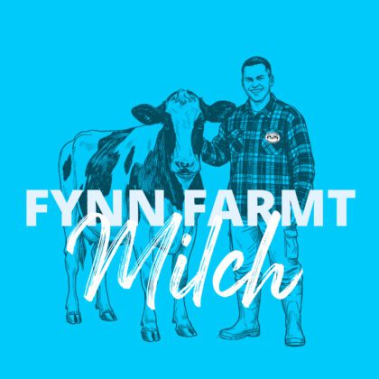Podcast Cover Fynn farmt Milch